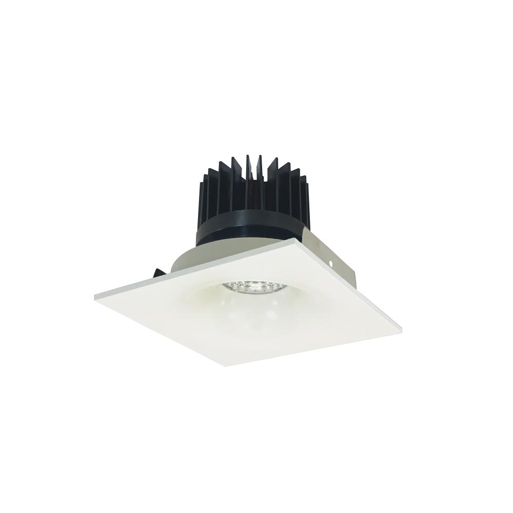 4&#34; Iolite LED Square Reflector with Round Aperture, 10-Degree Optic, 850lm / 12W, 2700K, Black
