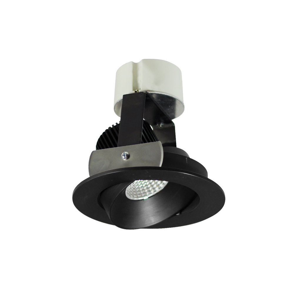 4&#34; Iolite LED Round Adjustable Cone Retrofit, 1000lm / 12W, 2700K, Black Reflector / Black