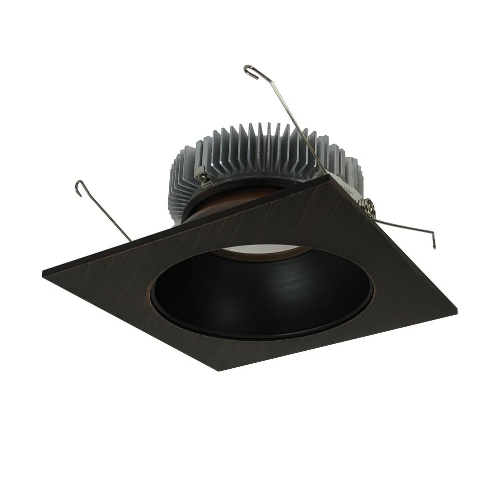 6&#34; Cobalt Dedicated High Lumen Square/Round, 1500lm, 2700K, Bronze Reflector / Bronze Flange