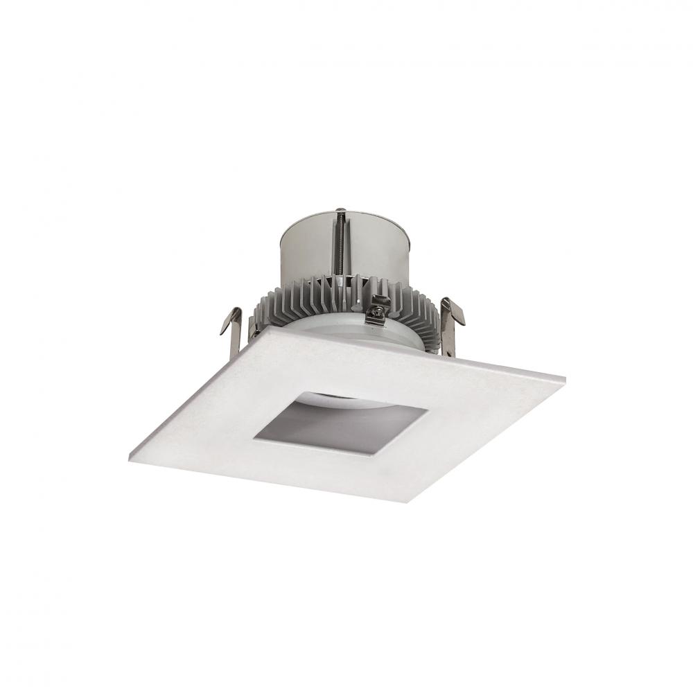 4&#34; Cobalt Click Square Retrofit Pinhole, 1000lm / 12W, 2700K, Matte Powder White Finish