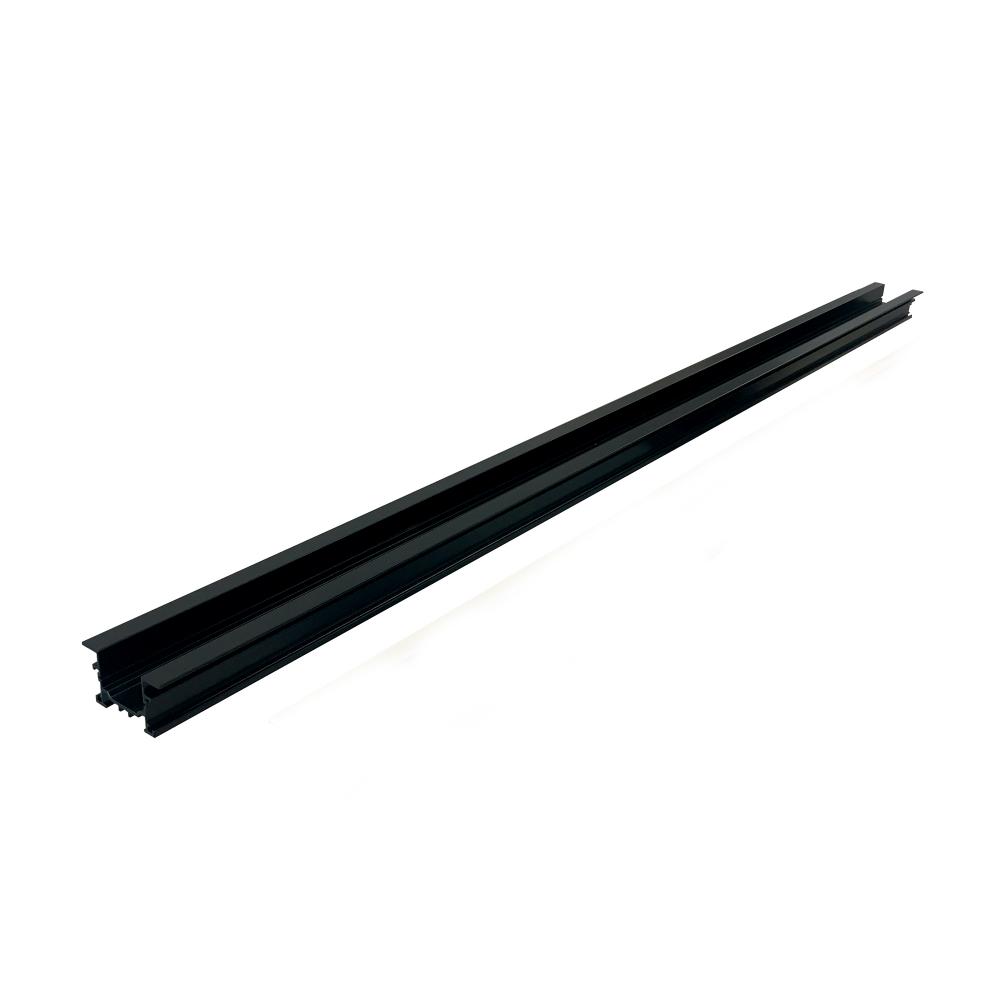 8&#39; Recessed Track Housing, Black