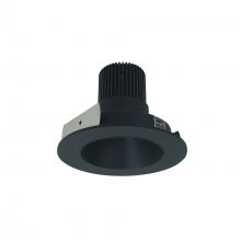 Nora NIO-4RNDC27QBB - 4" Iolite LED Round Reflector, 10-Degree Optic, 850lm / 12W, 2700K, Black Reflector / Black