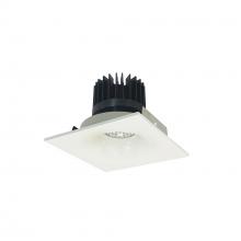 Nora NIO-4SNDC27QBB - 4" Iolite LED Square Reflector with Round Aperture, 10-Degree Optic, 850lm / 12W, 2700K, Black
