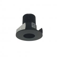 Nora NIOB-2RPH27QBB - 2" Iolite LED Round Pinhole, 10-Degree Optic, 700lm / 12W, 2700K, Black Pinhole / Black Flange