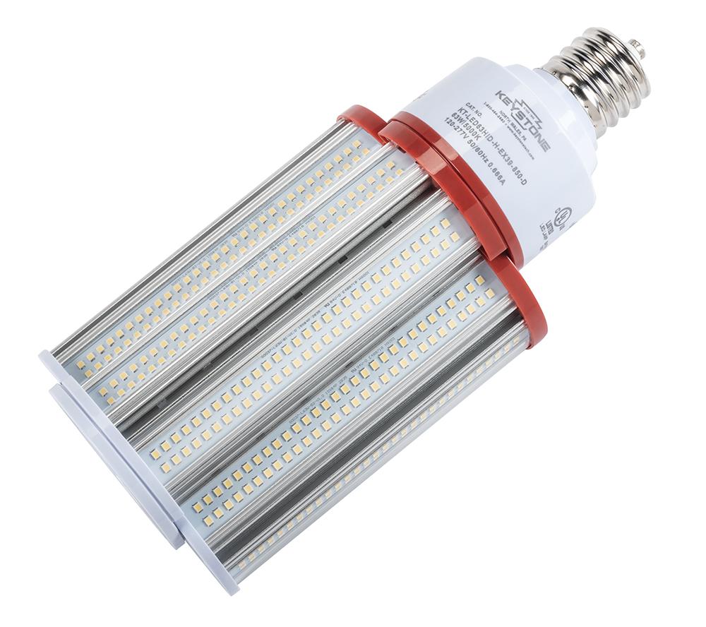 63W, 9200 Lumen, 250W MH Equiv., IP64, Rot. Mogul Base