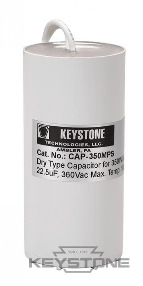 Capacitor for 350W Pulse Start MH, 22.5uF, 345V, Dry Film