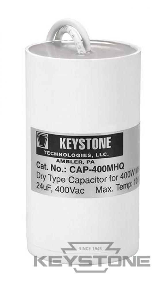 Capacitor for 400W MH Quad, 24uF, 400V, Dry Film