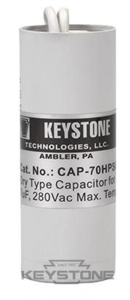 Capacitor for 70W HPS Quad, 7uF, 280V, Dry Film
