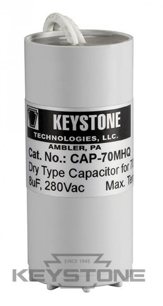 Capacitor for 70W MH Quad, 8uF, 280V, Dry Film