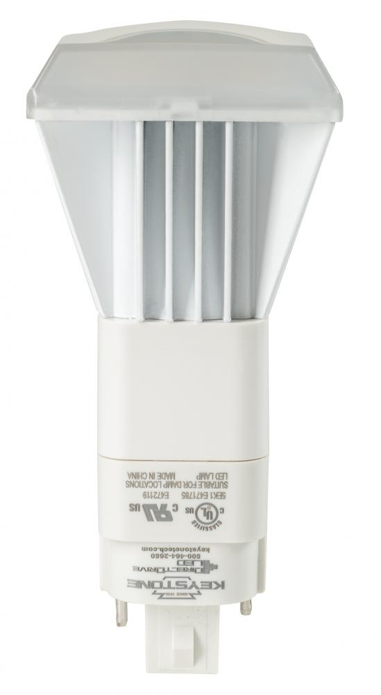 8W , 1000 Lumen, Extended Vertical, Bypass 2 Pin & 4 Ballasts
