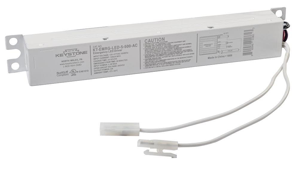 5W, 500 Lumen, Optimized for DirectDrive (Type B) Single Ended LED Tubes