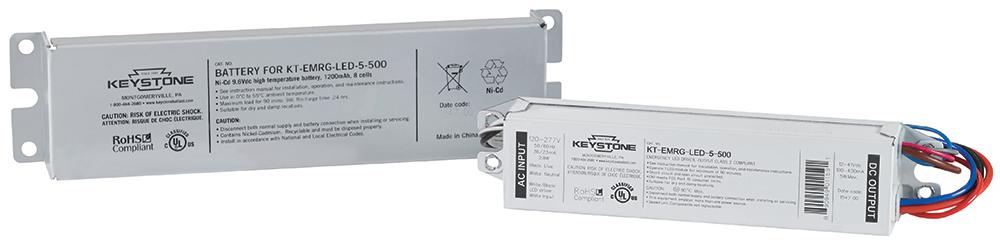 5W, 500 Lumen, Separate Battery & Driver (no LED Module)
