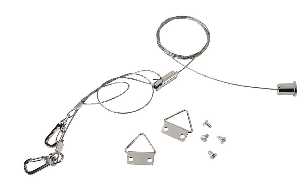 Cable Hanging Kit for LED?Panel?Lights. Includes 3 Cable Sets