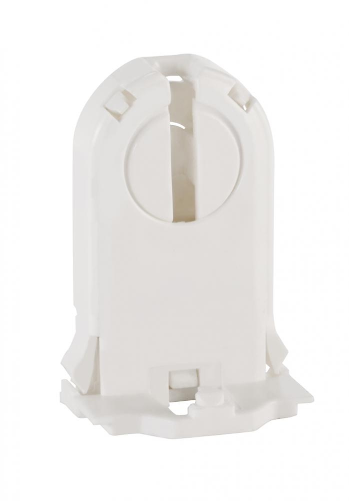 Un-shunted Short T8 Socket. Push-through with nub. Approx. 23mm