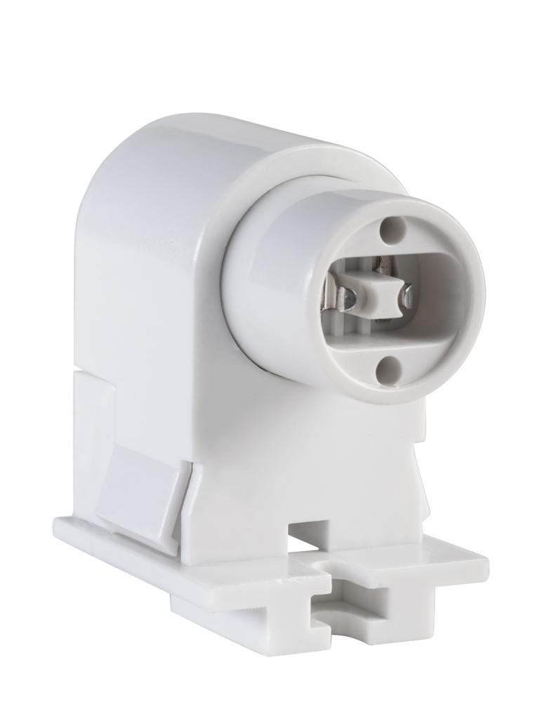 Un-shunted Tall T8 Socket. Push-through with nub. Approx. 30mm