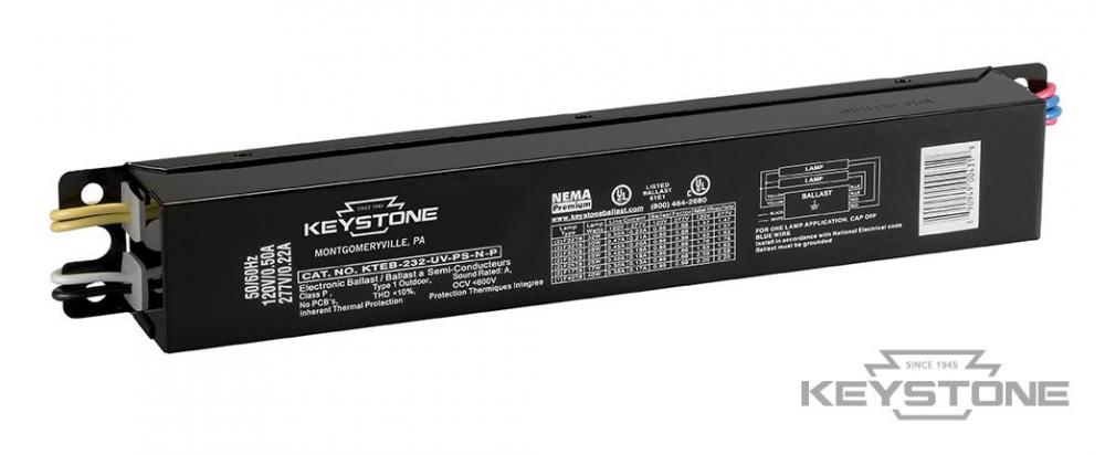 2 Lite F17/25/32 T8, NEMA Premium, Standard Output