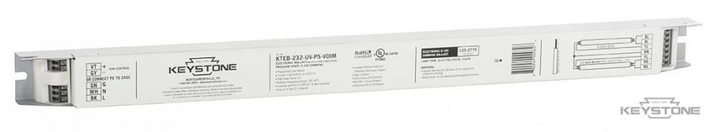 2 Lite F17/25/32 T8, Standard Output, 0-10V Dimmable