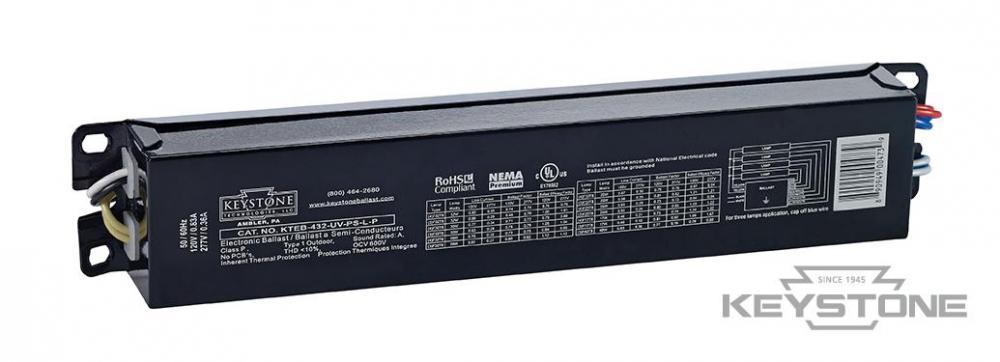 4 Lite F17/25/32 T8, NEMA Premium, Reduced Output