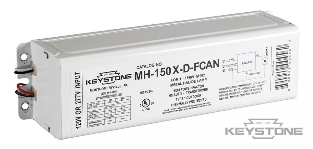 150W (M102) Metal Halide, F-CAN
