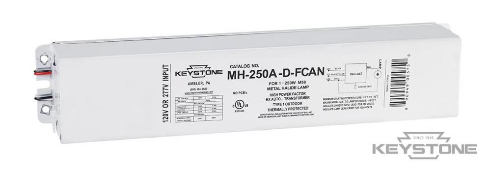 250W (M58) Metal Halide, F-CAN