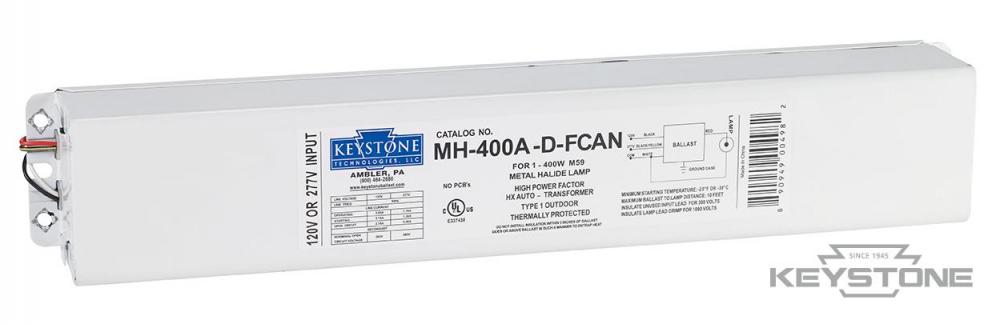 400W (M59) Metal Halide, F-CAN