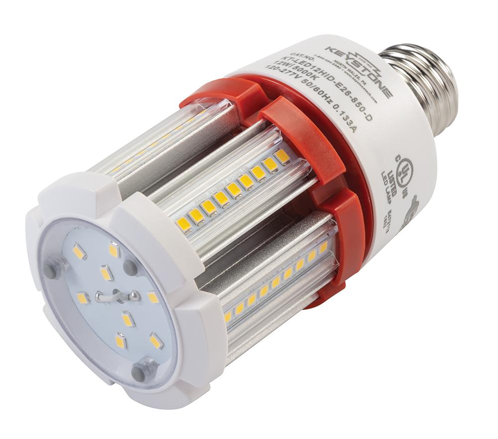 12W, 1700 Lumen, 50W MH Equiv., IP64, Medium Base