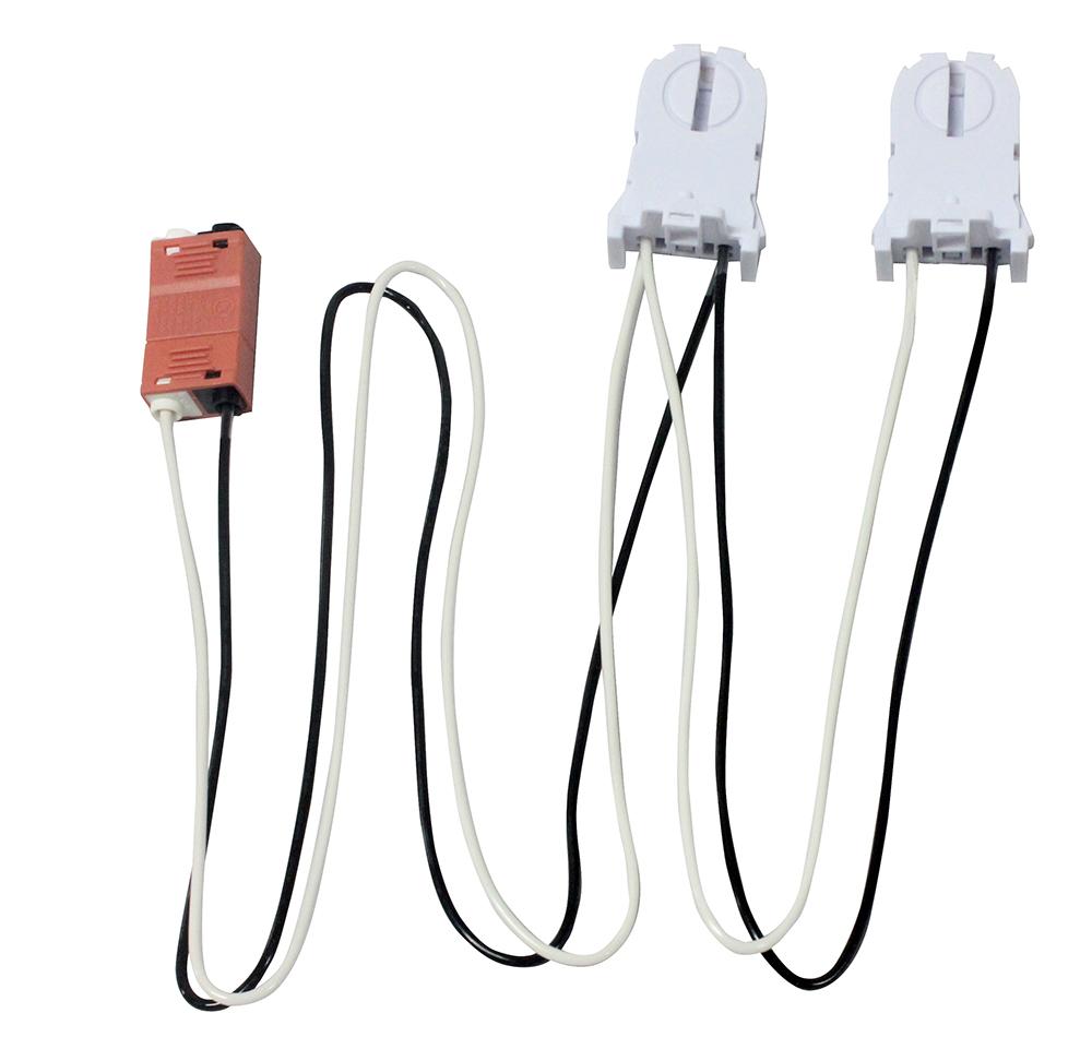 (2) Pre-Wired Snap-In U-Bend, Non-Shunted Sockets with Power Quick Disconnect