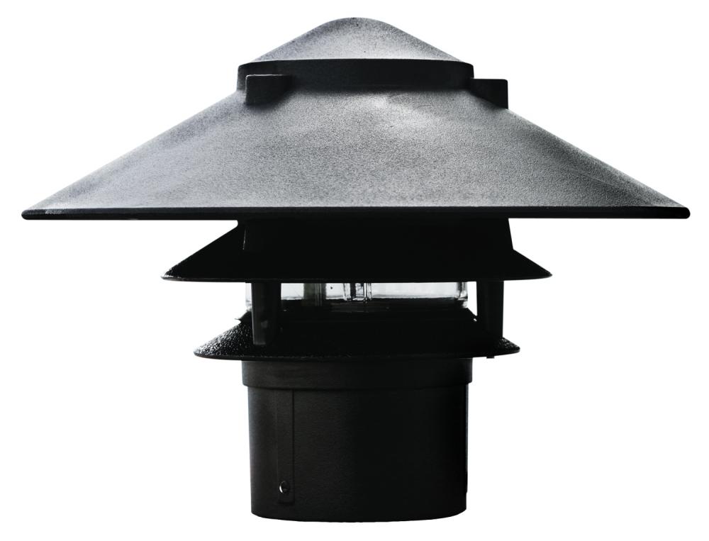 PAGODA FIX 3 TIER 10&#34;TOP 3&#34;BASE 4W LED 120V