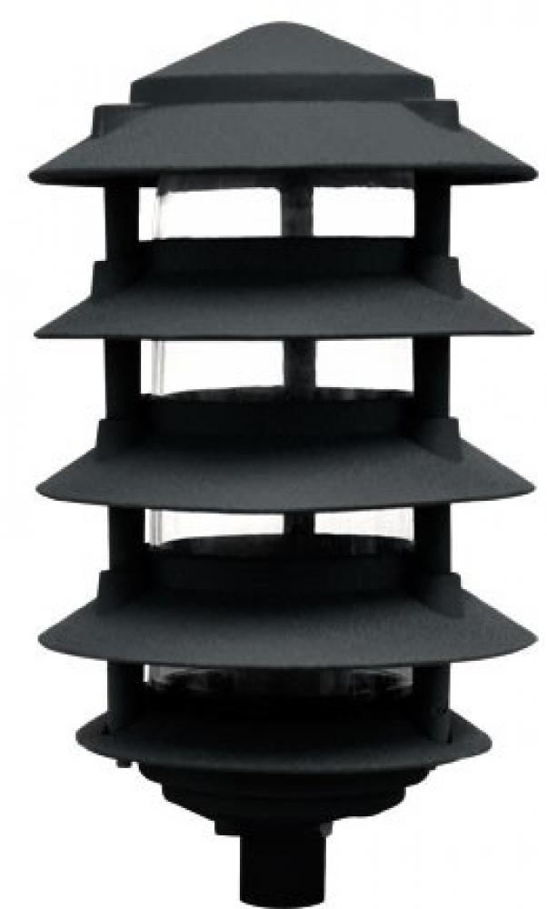 PAGODA FIX 5 TIER 6&#34; TOP 1/2&#34; BASE INCAND 120V