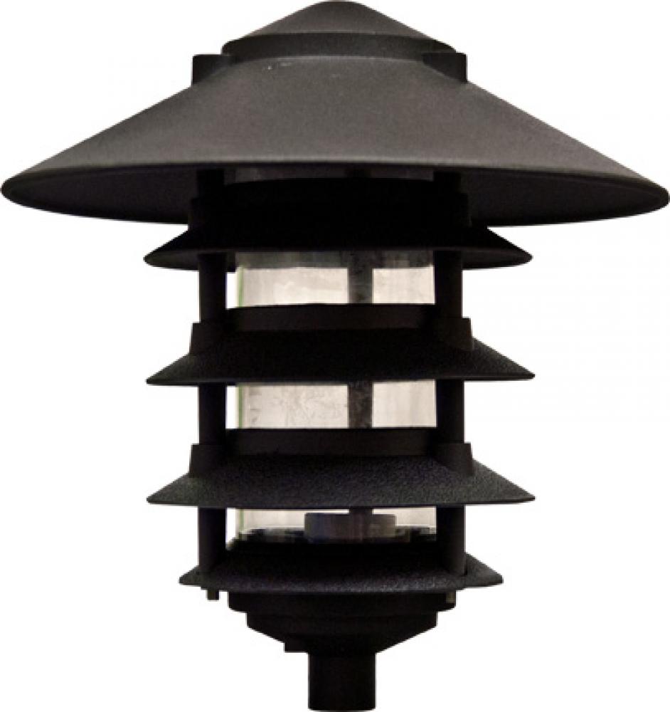 PAGODA FIX 5 TIER 10&#34;TOP 1/2&#34;BASE 6W FILAMENT LED 120V