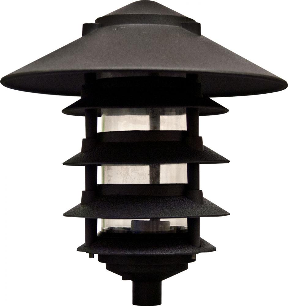 PAGODA FIX 5 TIER 10&#34;TOP 3&#34;BASE 6W FILAMENT LED 120V