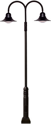 DROP LIGHT POST LIGHT FIX 2 X 60W LED 120-277V