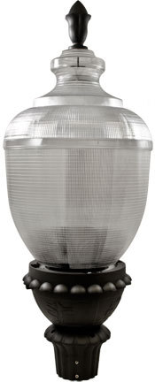 CLEAR ACORN POST TOP FIX INCAND/MOG 120V