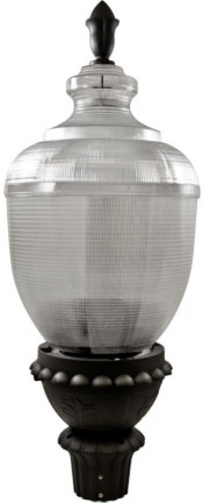 CLEAR ACORN POST TOP FIX 70W HPS/MOG 120V