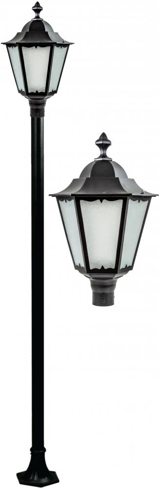 CAST ALUM LANTERN POST FIXTURE 50 WATT MH 120V