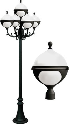NATALIE POST FIVE LIGHT FIX 5X6W LED A60 120V