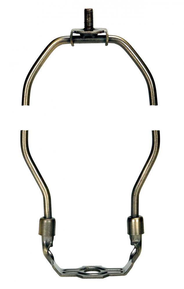 Heavy Duty Harp; Antique Brass Finish; 12&#34; Height; 1/8 IP Saddle; 1/4-27 Thread; 125 Carton