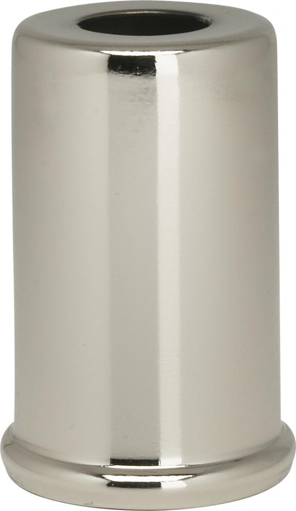Steel Spacer; 7/16&#34; Hole; 1-1/2&#34; Height; 7/8&#34; Diameter; 1&#34; Base Diameter; Nickel