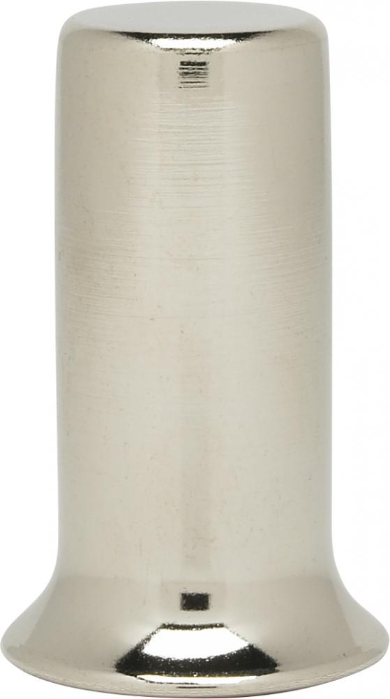 Steel Finial; 1/4-27; 1-1/2&#34; Diameter; Nickel Plated