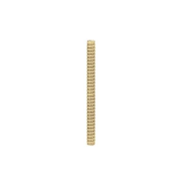1/8 IP Steel Nipple; Yellow Zinc Plated; 15&#34; Length; 3/8&#34; Wide