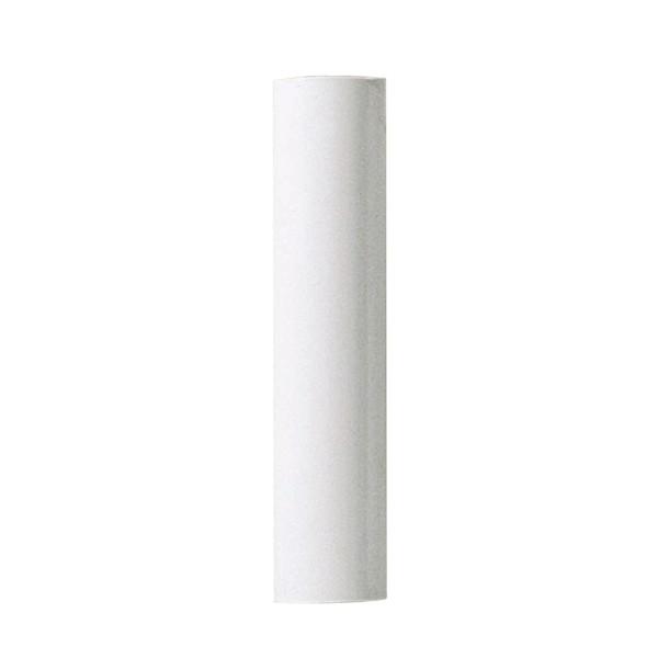 Plastic Candle Cover; White Plastic; 13/16&#34; Inside Diameter; 7/8&#34; Outside Diameter; 8&#34;