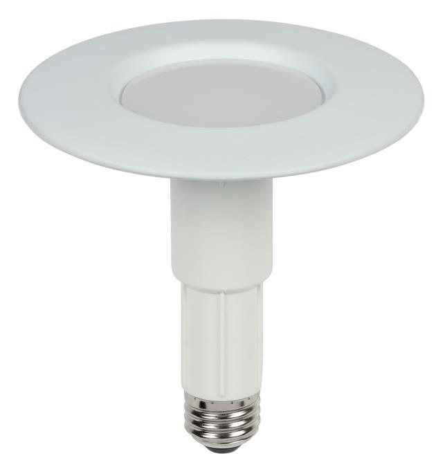 7W Adjustable Recessed Downlight 4&#34; LED Dimmable 3000K E26 (Medium) Base, 120 Volt, Box
