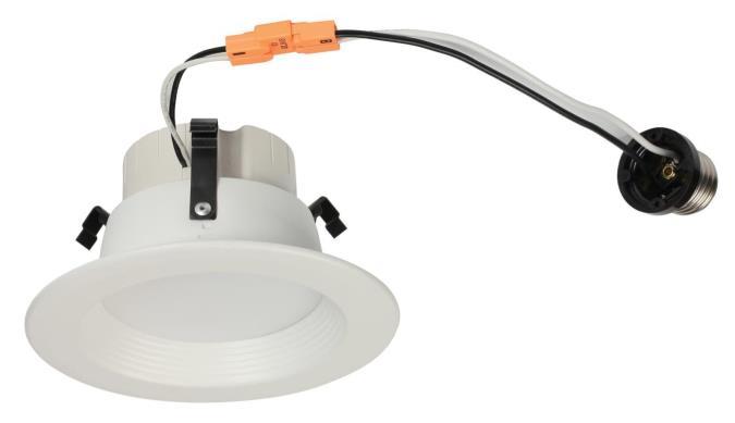 10W Recessed LED Downlight 4&#34; Dimmable 5000K E26 (Medium) Base, 120 Volt, Box