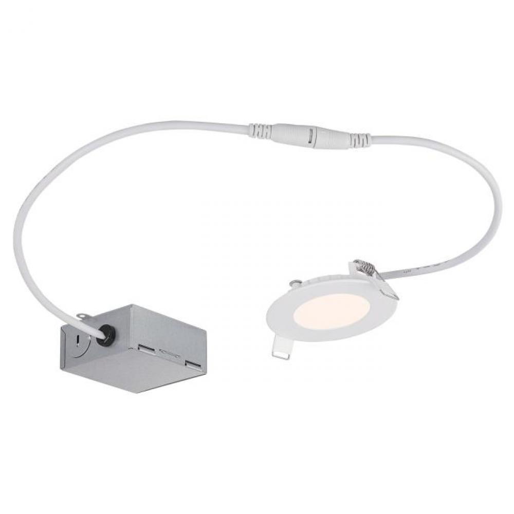 7W Slim Recessed LED Downlight 3&#34; Dimmable 4000K, 120 Volt, Box